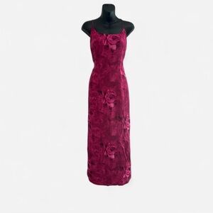 100% Silk Strapless Rose-Print Dress — Spenser Jeremy,